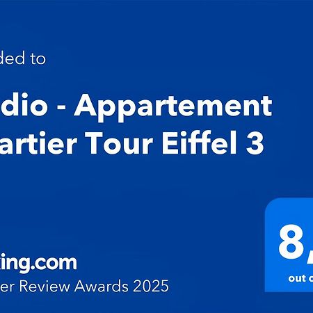 Studio - Appartement Quartier Tour Eiffel 3 Free Netflix Paris Eksteriør bilde